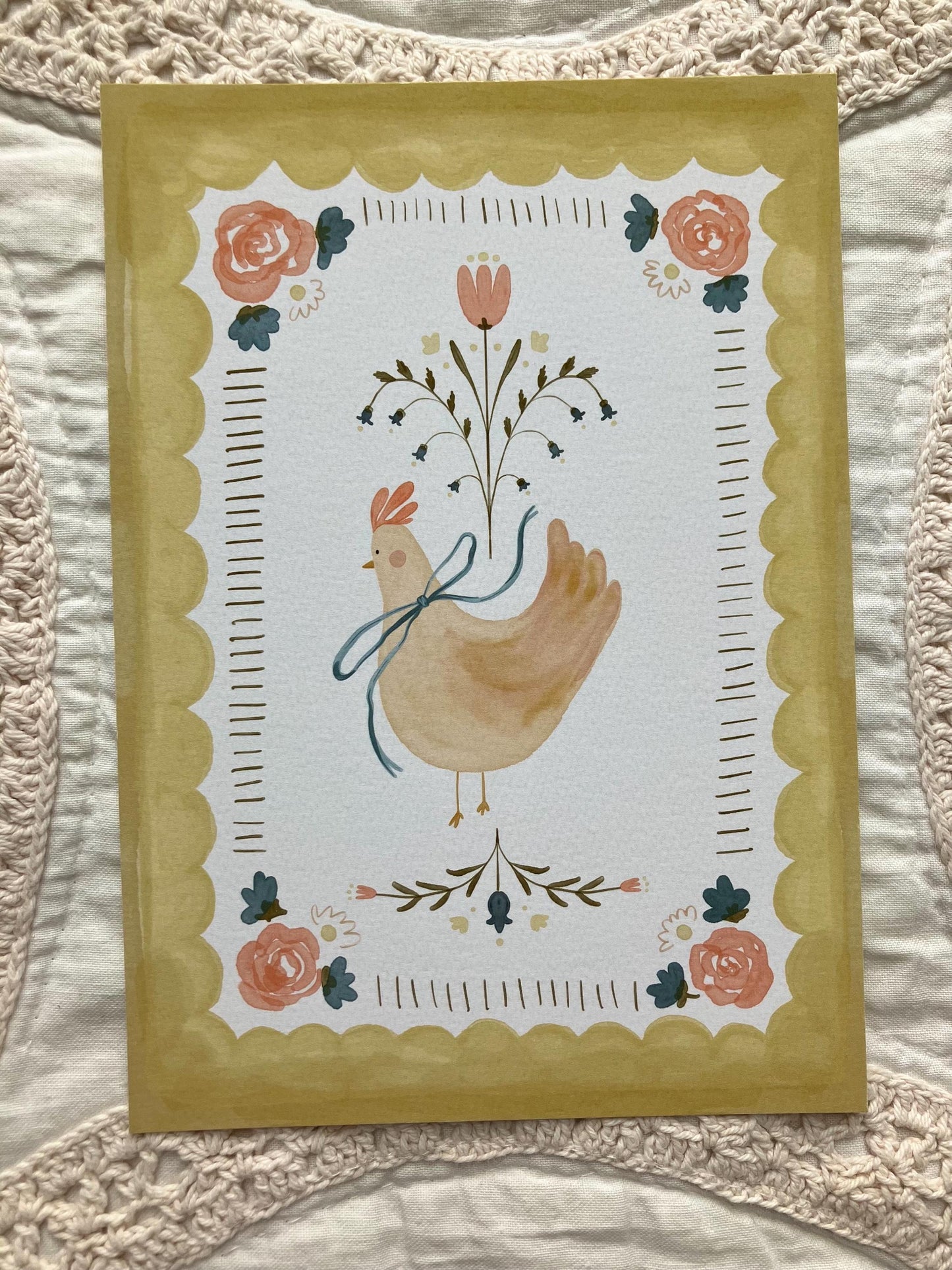 Happy Hen Print