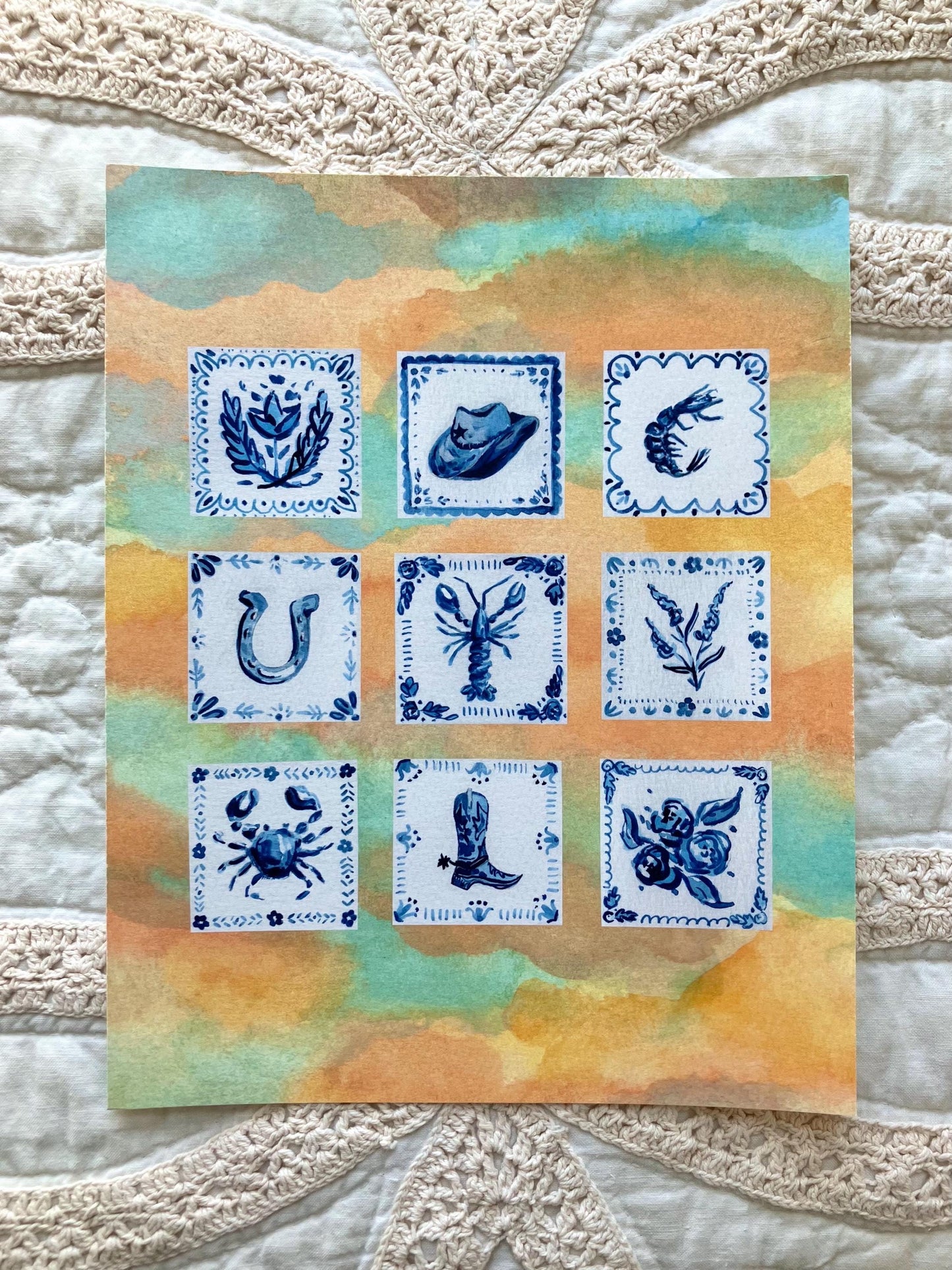 Coastal Cowgirl Fine Art Print