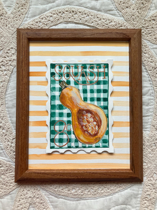 Butternut Squash Postage - Original Art