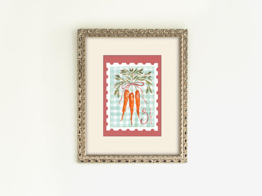 Carrot Postage Print