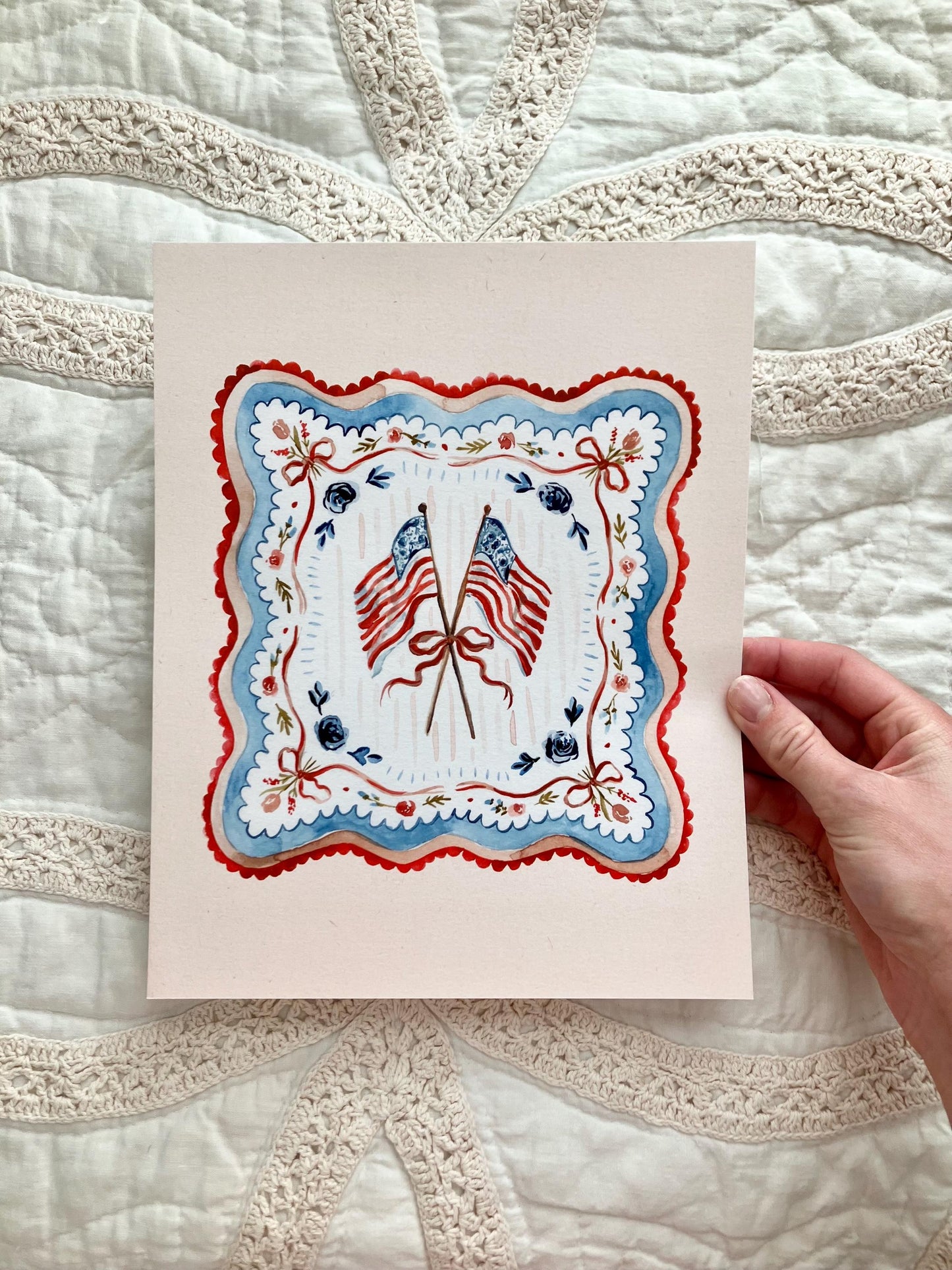 Heritage Summer Flag Print