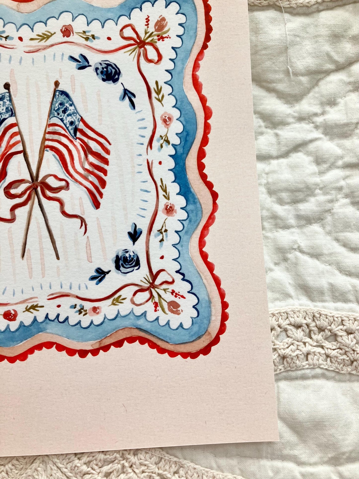 Heritage Summer Flag Print