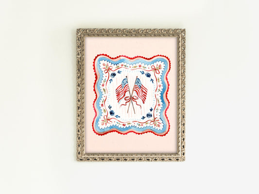 Heritage Summer Flag Print