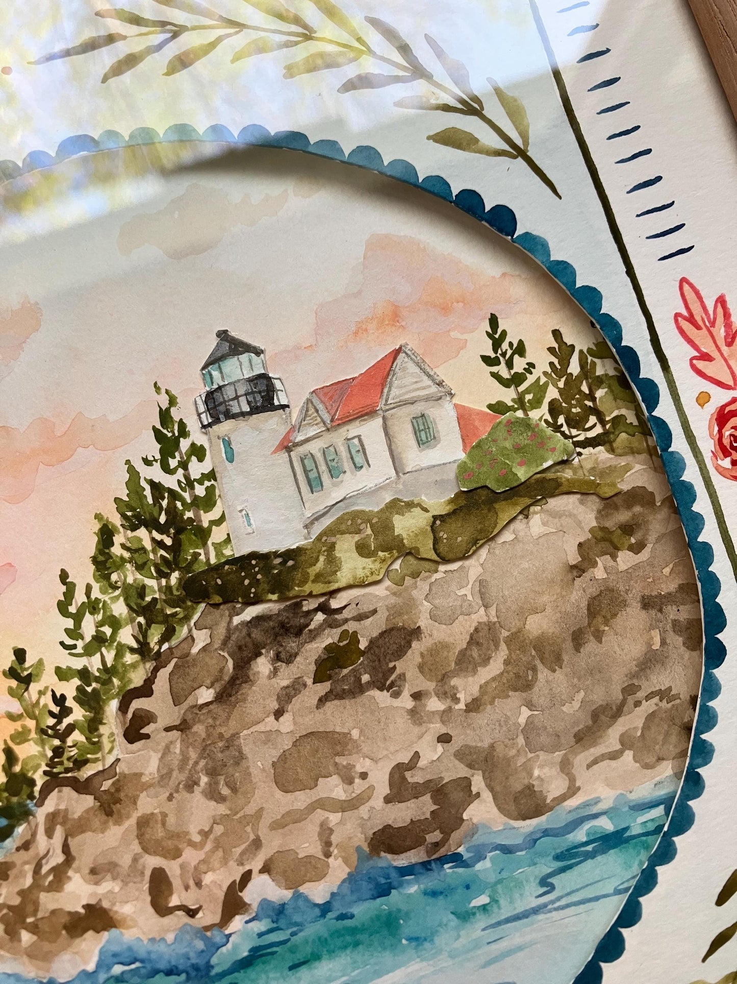 Bass Harbor Headlight no. 1 - Original Artwork