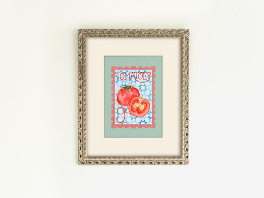 Tomato Postage Print