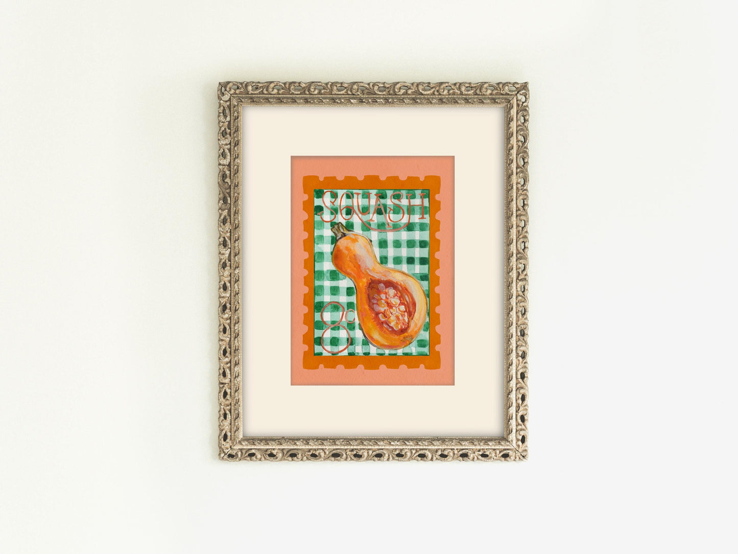 Butternut Squash Postage Print