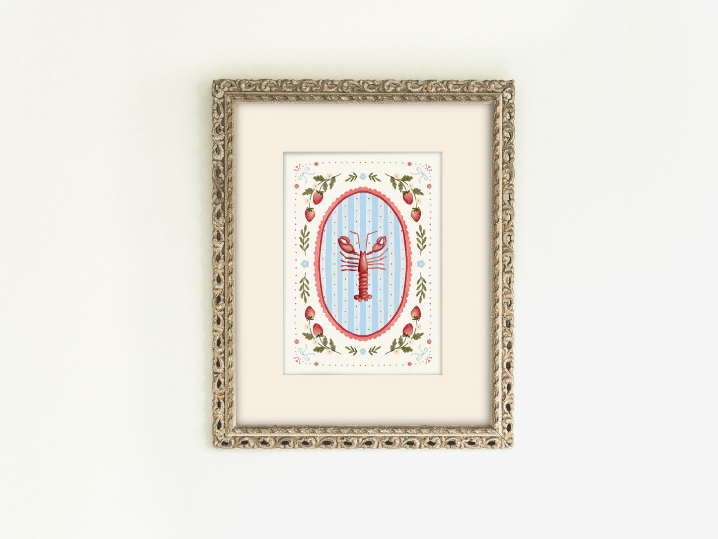 Berries & Lobsters Print