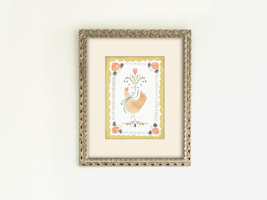 Happy Hen Print