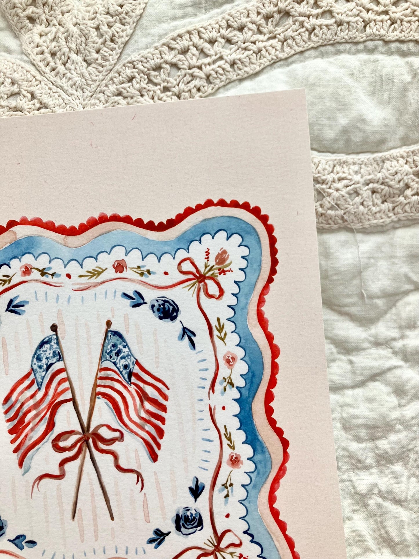 Heritage Summer Flag Print