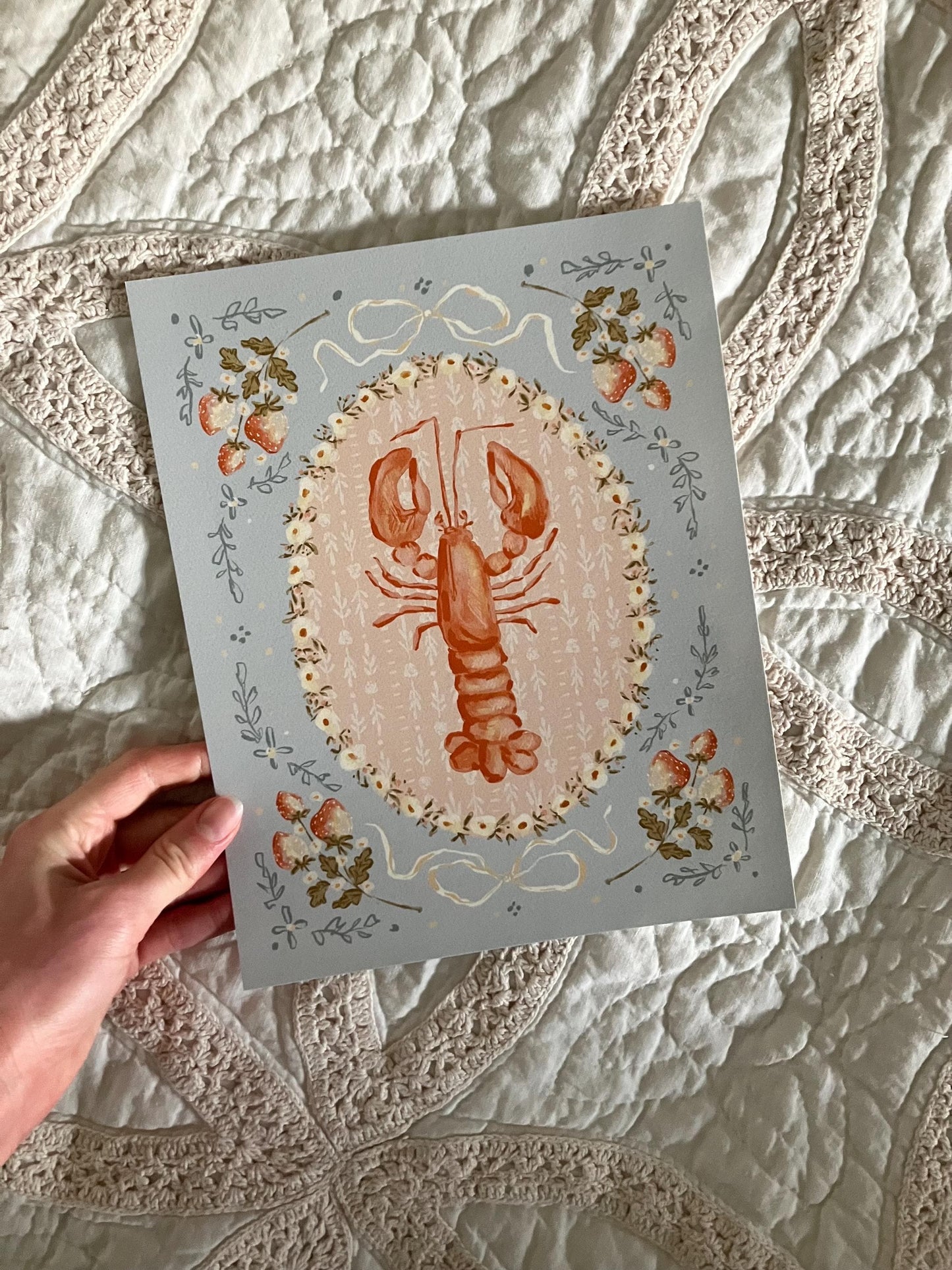 Berries and Lobsters No. 2 Print