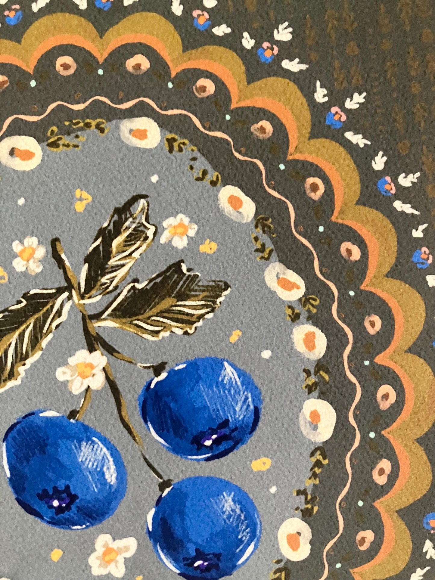 Blueberry Harvest Print