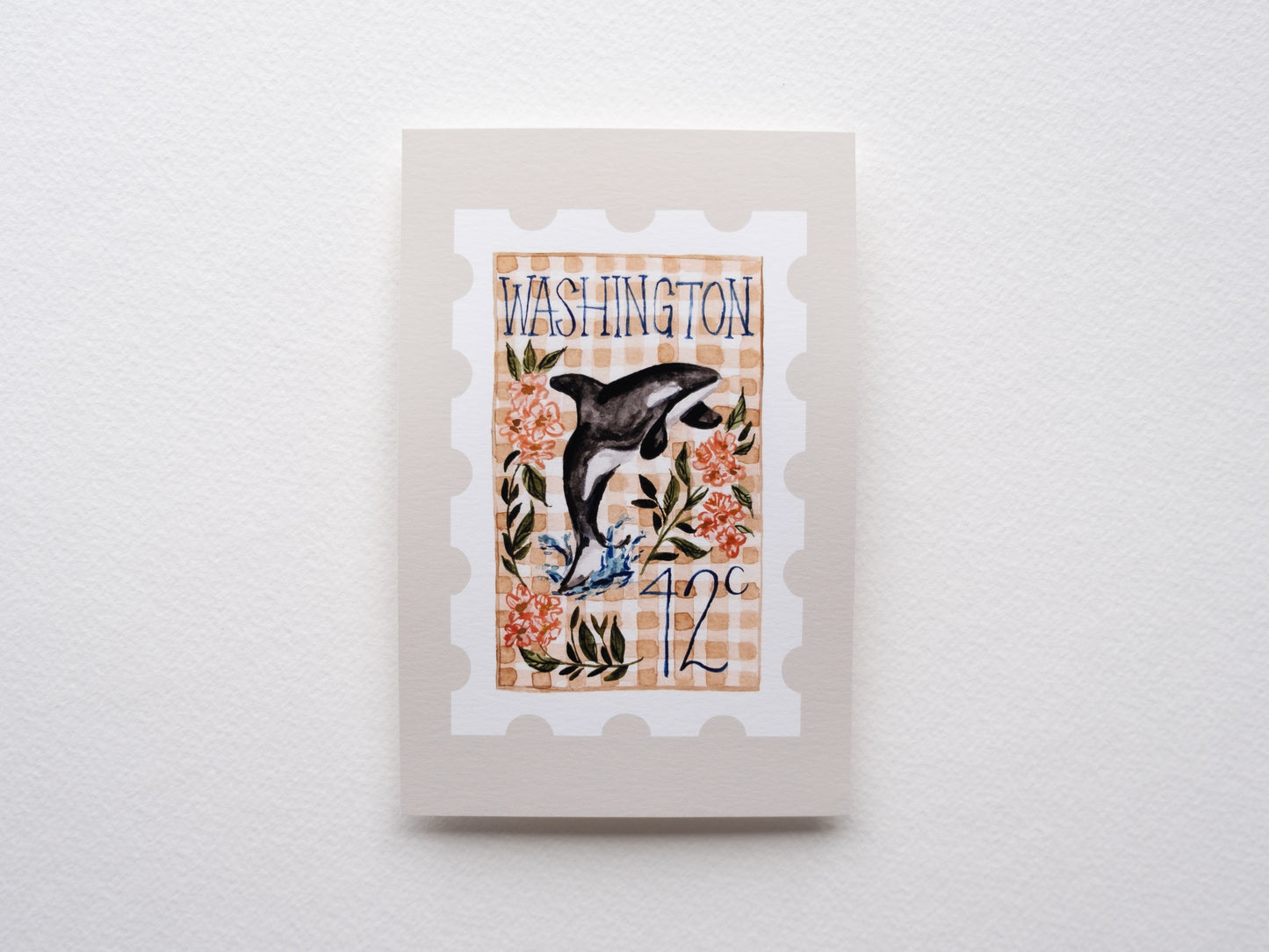 Washington Stamp Print