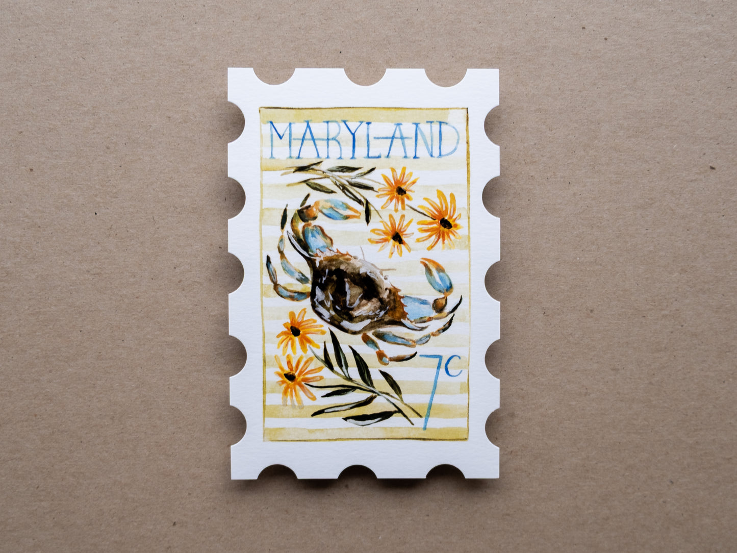Maryland Stamp Print