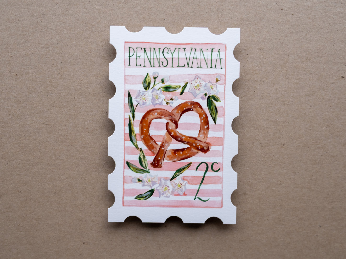 Pennsylvania Stamp Print
