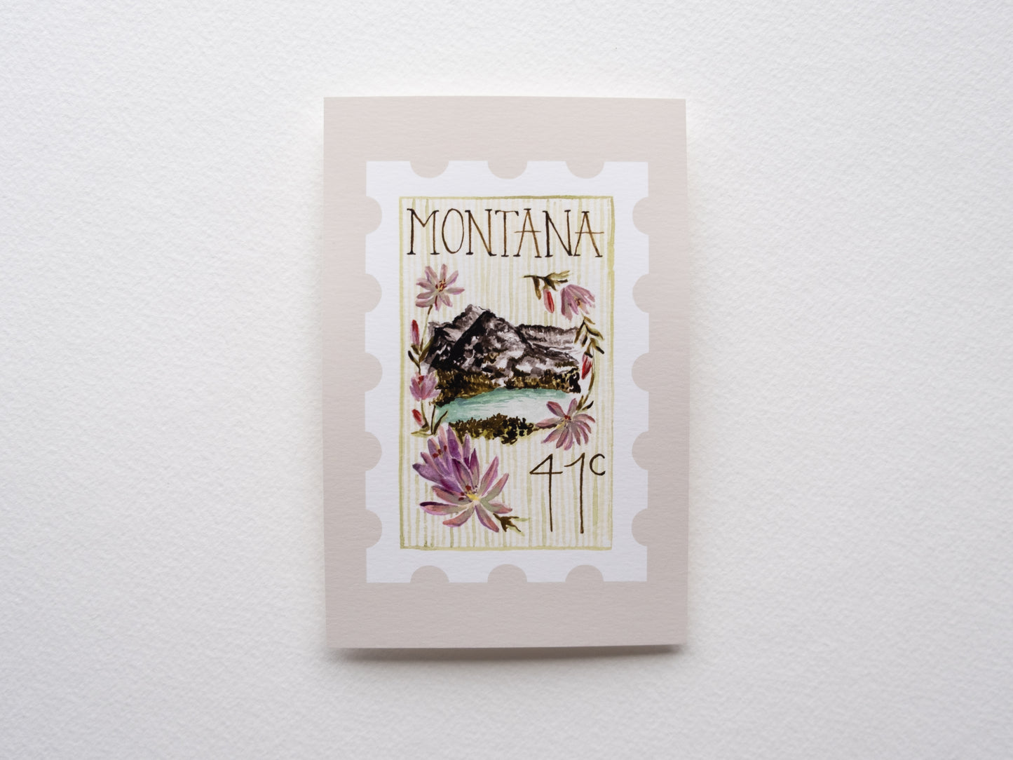 Montana Stamp Print