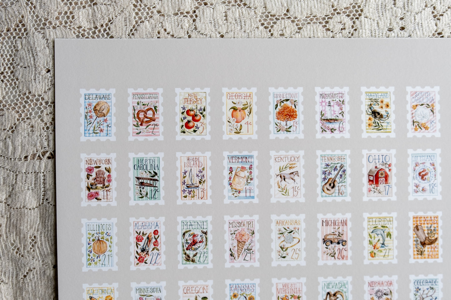 United States Stamp Print