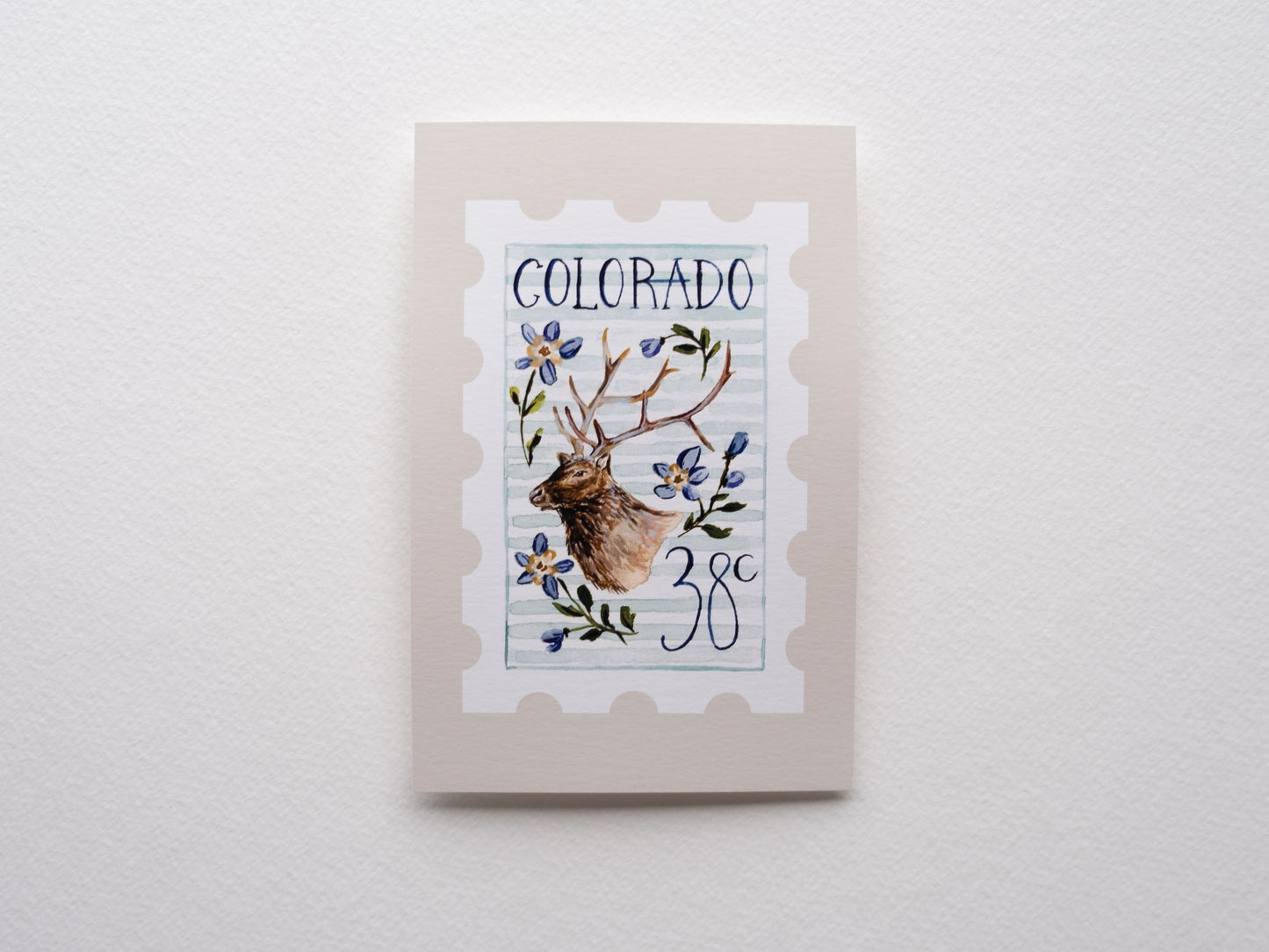 Colorado Stamp Print