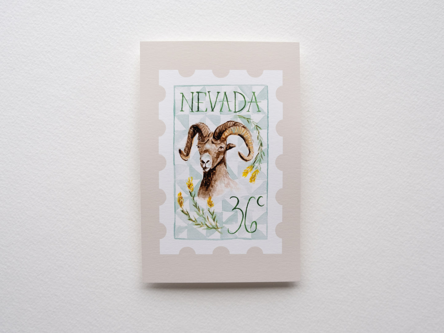 Nevada Stamp Print