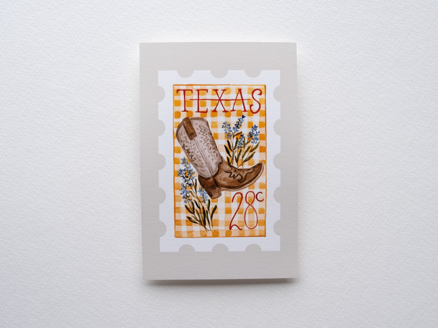 Texas Stamp Print