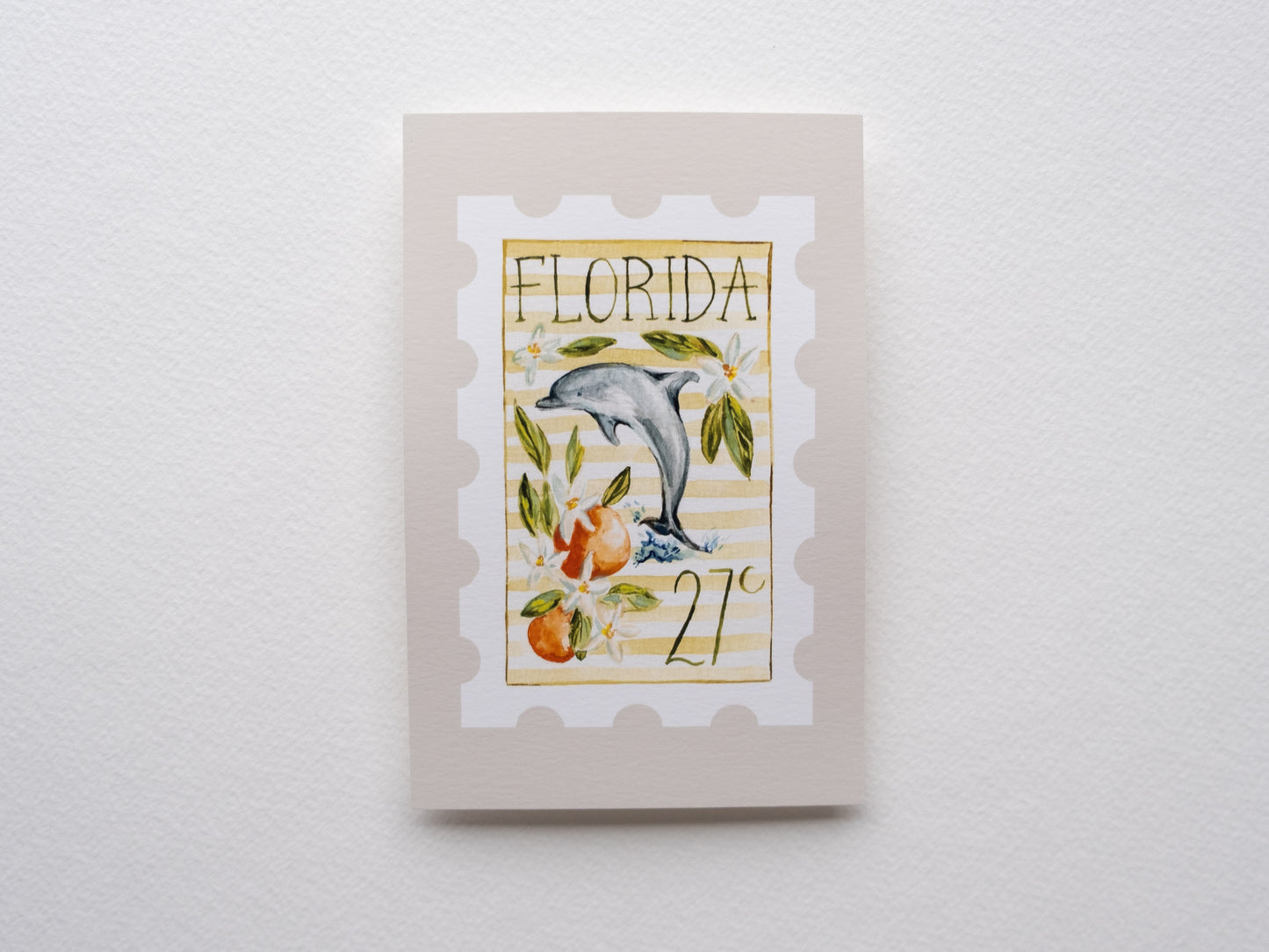 Florida Stamp Print