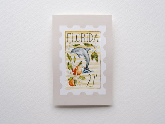 Florida Stamp Print
