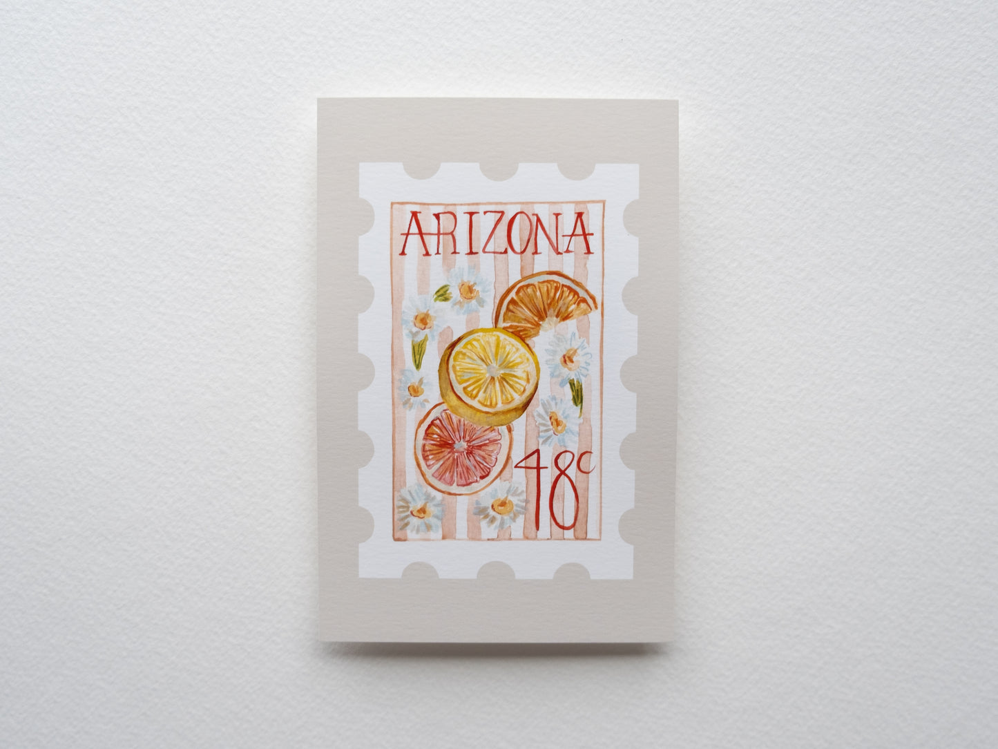 Arizona Stamp Print