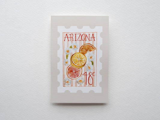 Arizona Stamp Print