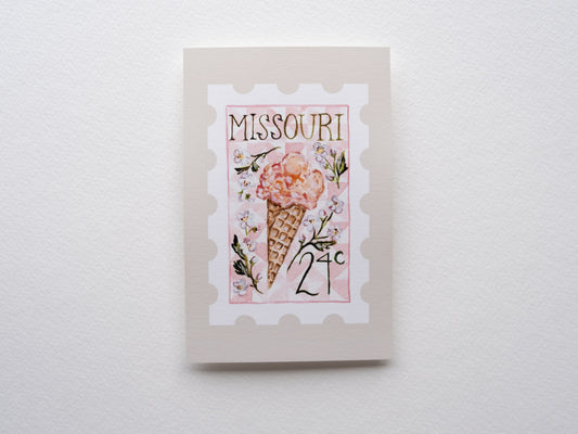 Missouri Stamp Print