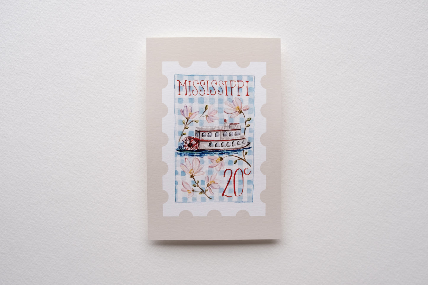 Mississippi Stamp Print