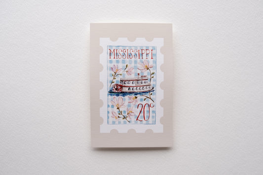 Mississippi Stamp Print