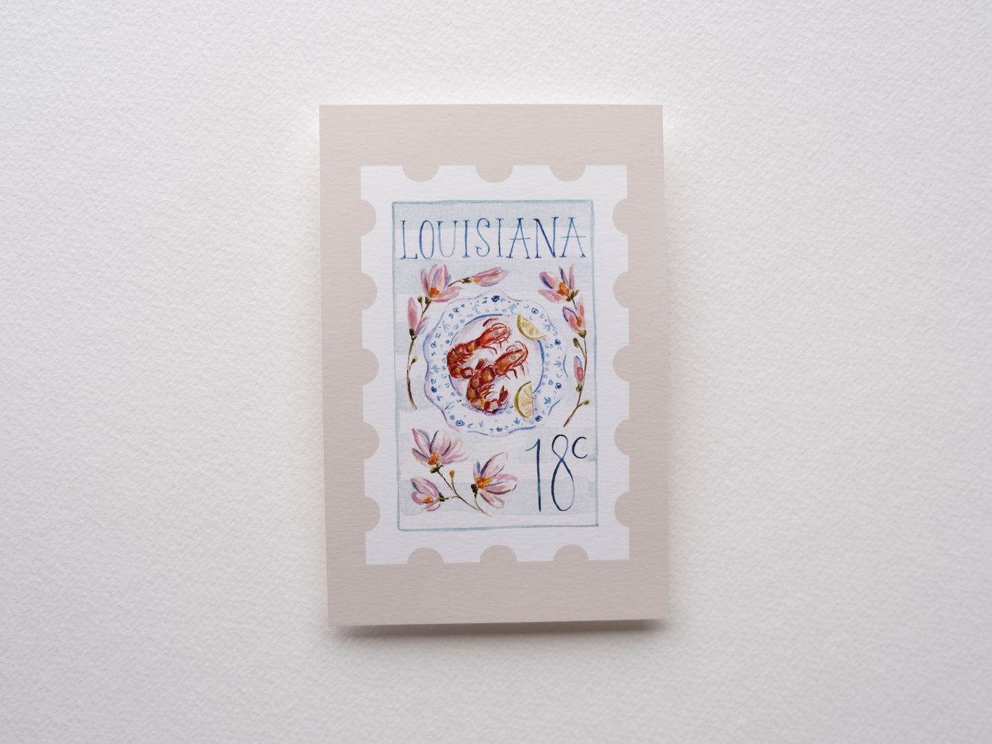 Louisiana Stamp Print