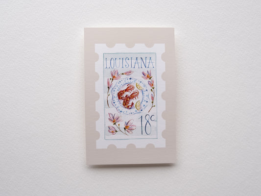 Louisiana Stamp Print