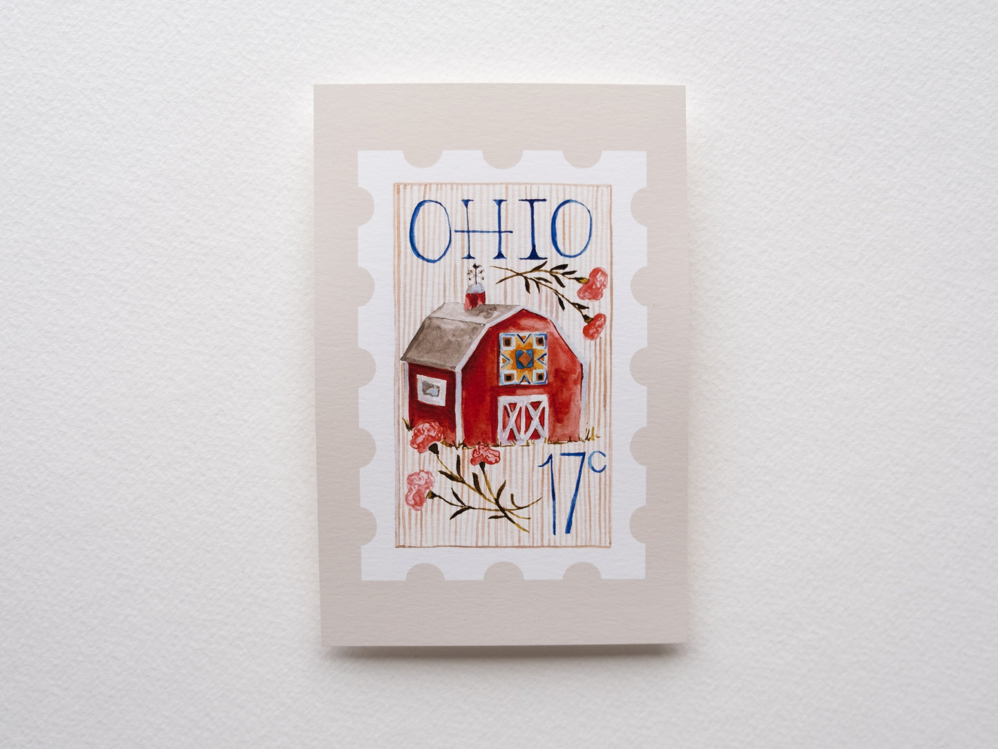 Ohio Stamp Print
