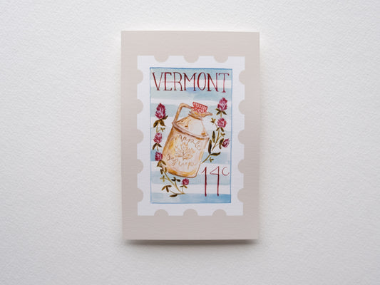 Vermont Stamp Print