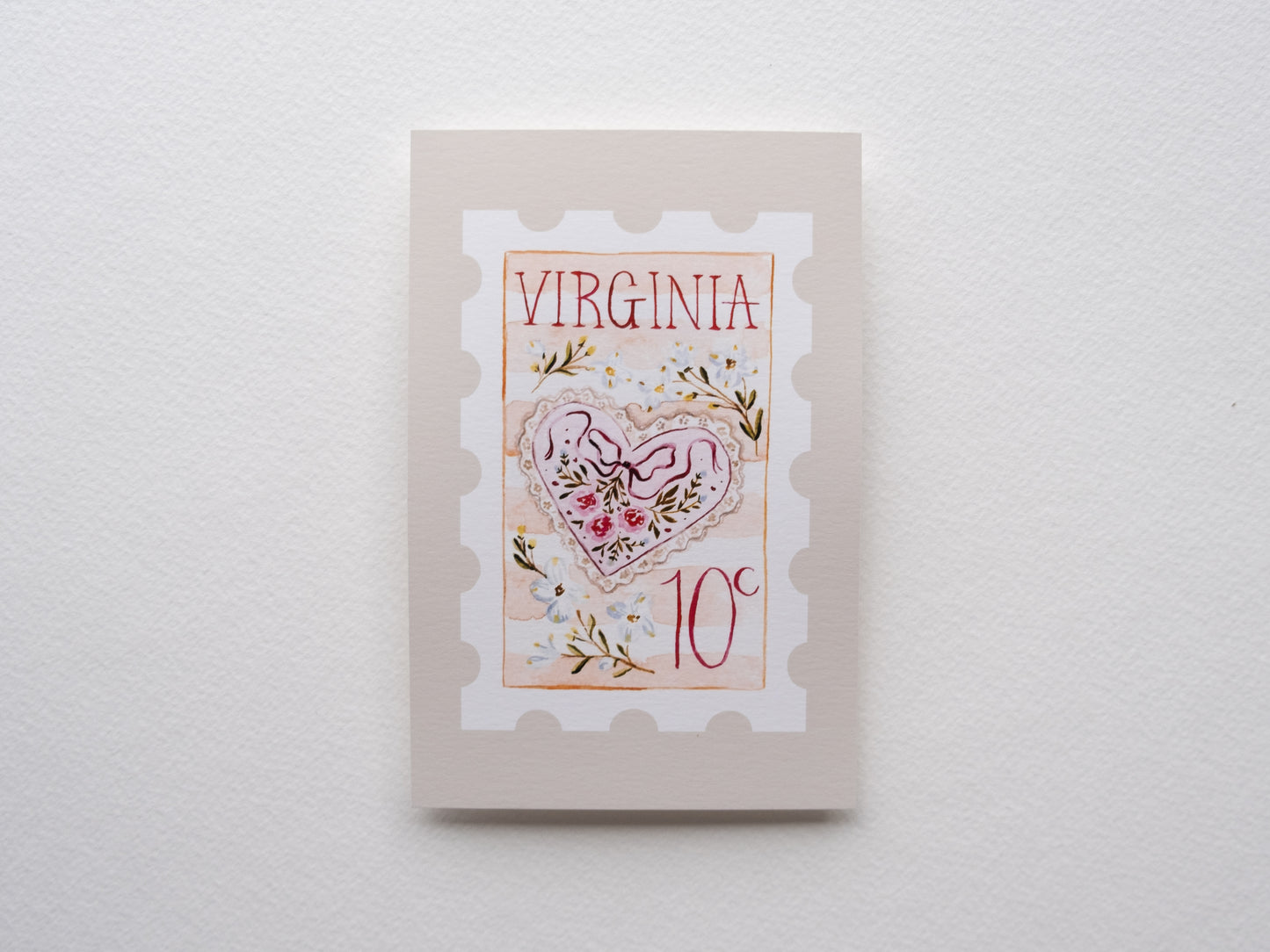 Virginia Stamp Print