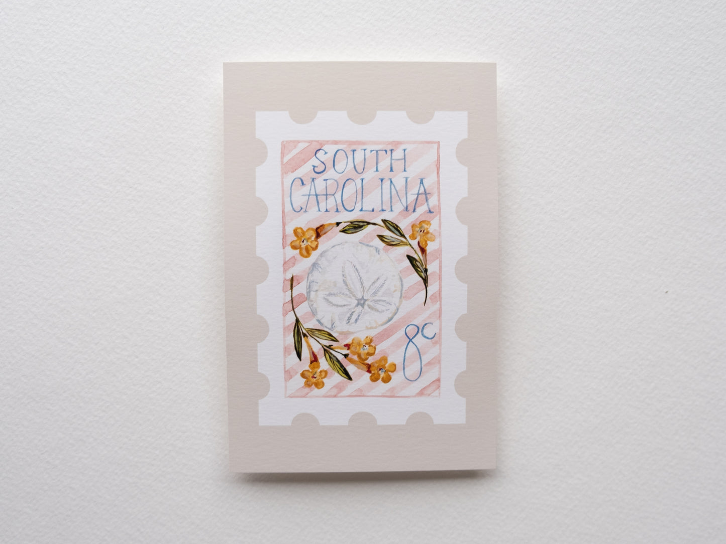 South Carolina Stamp Print