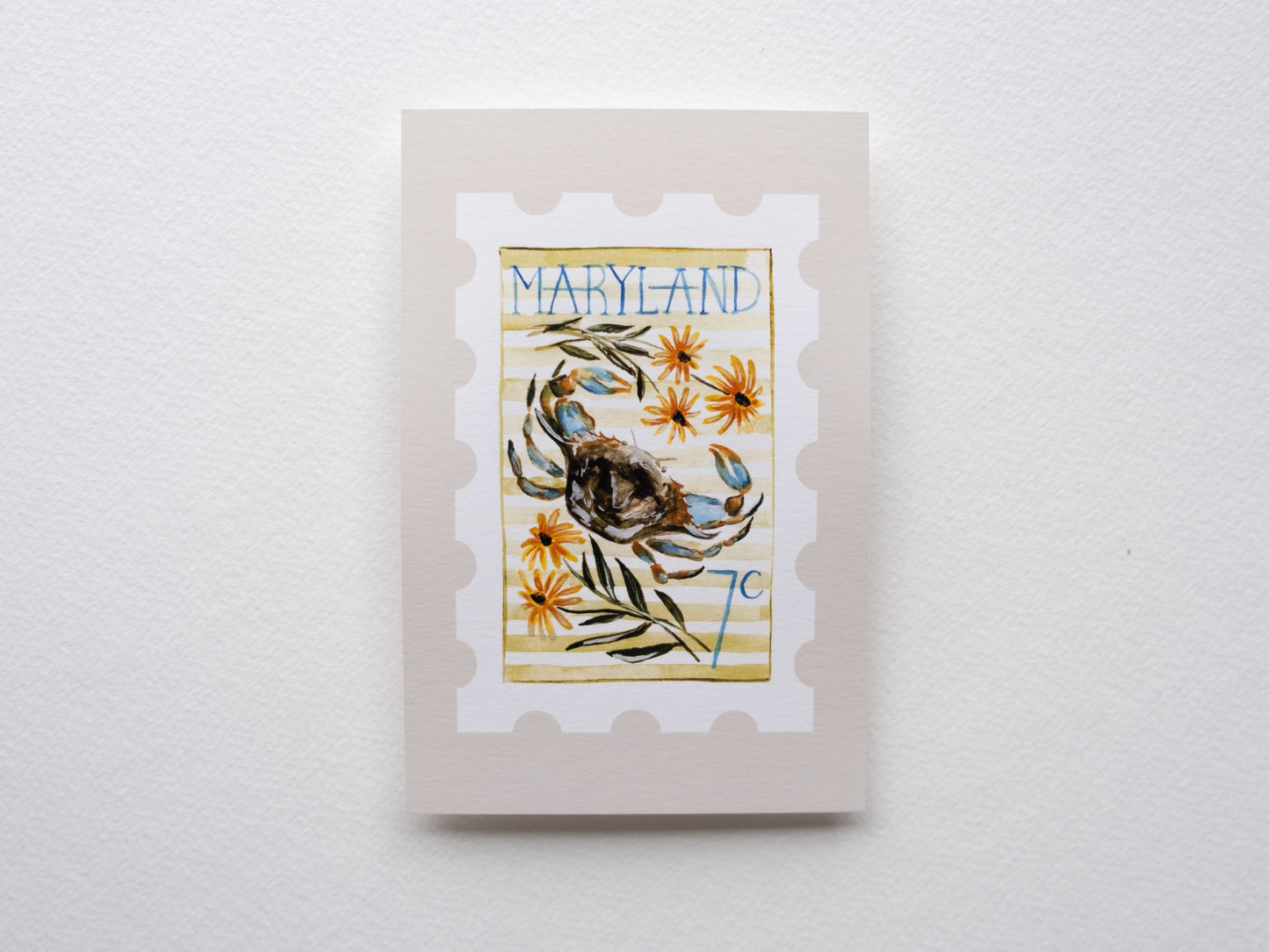 Maryland Stamp Print