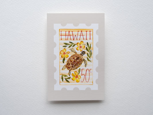 Hawaii Stamp Print