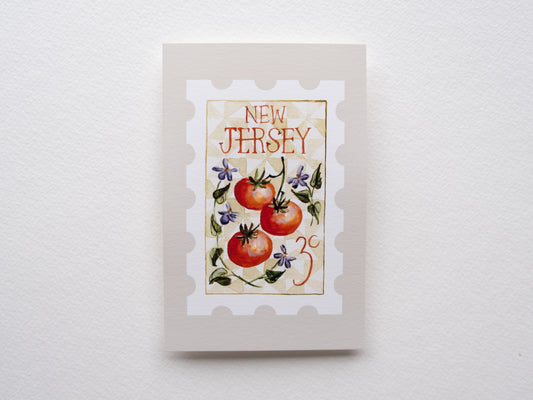 New Jersey Stamp Print