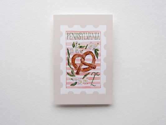 Pennsylvania Stamp Print