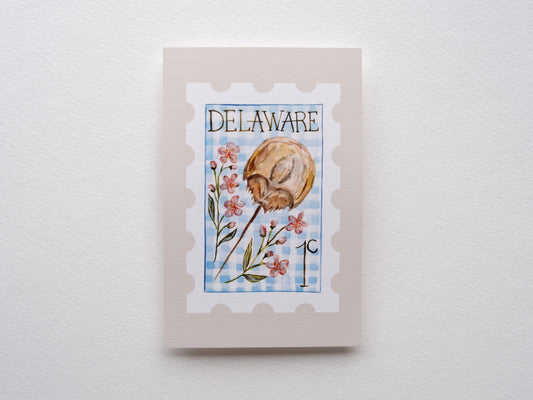 Delaware Stamp Print