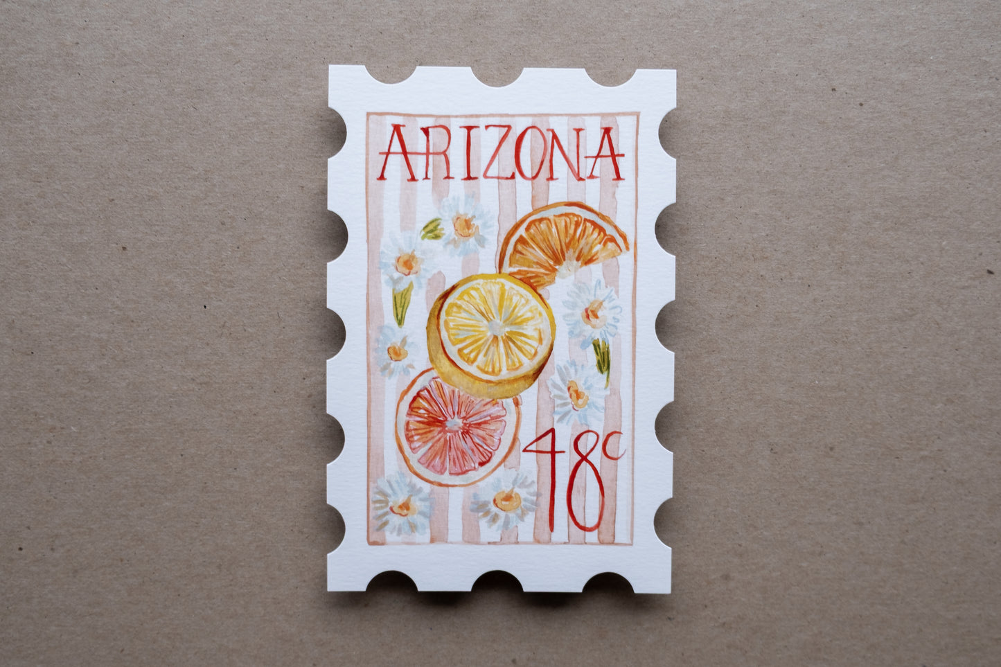 Arizona Stamp Print