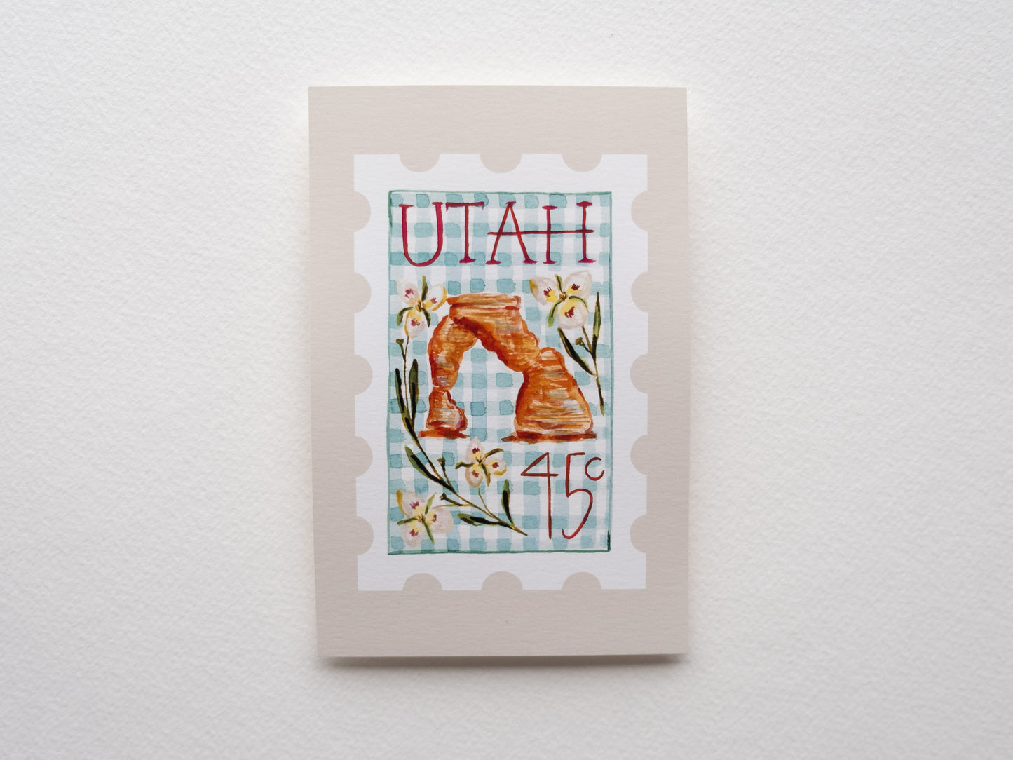 Utah Stamp Print