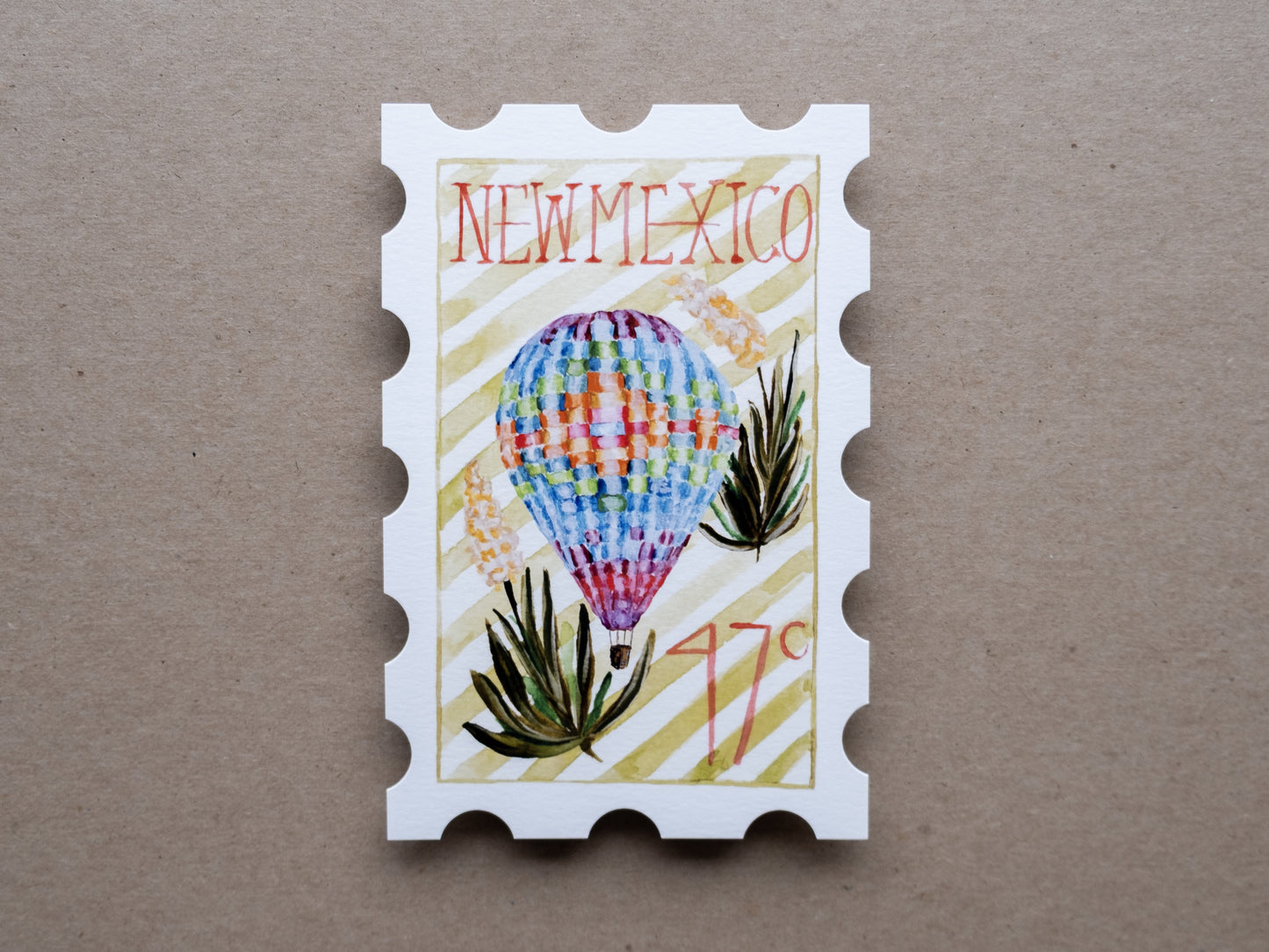 New Mexico Stamp Print