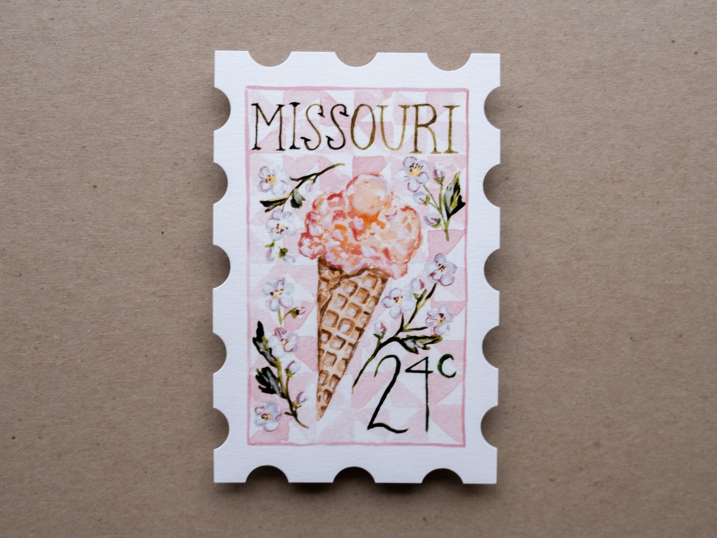 Missouri Stamp Print