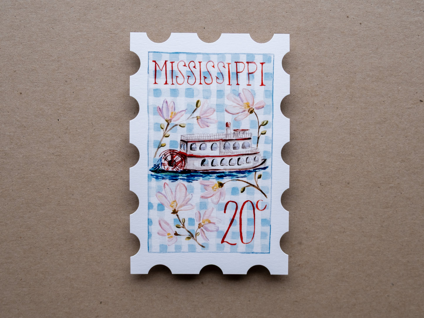 Mississippi Stamp Print