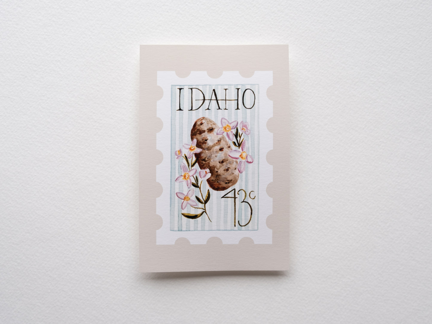 Idaho Stamp Print