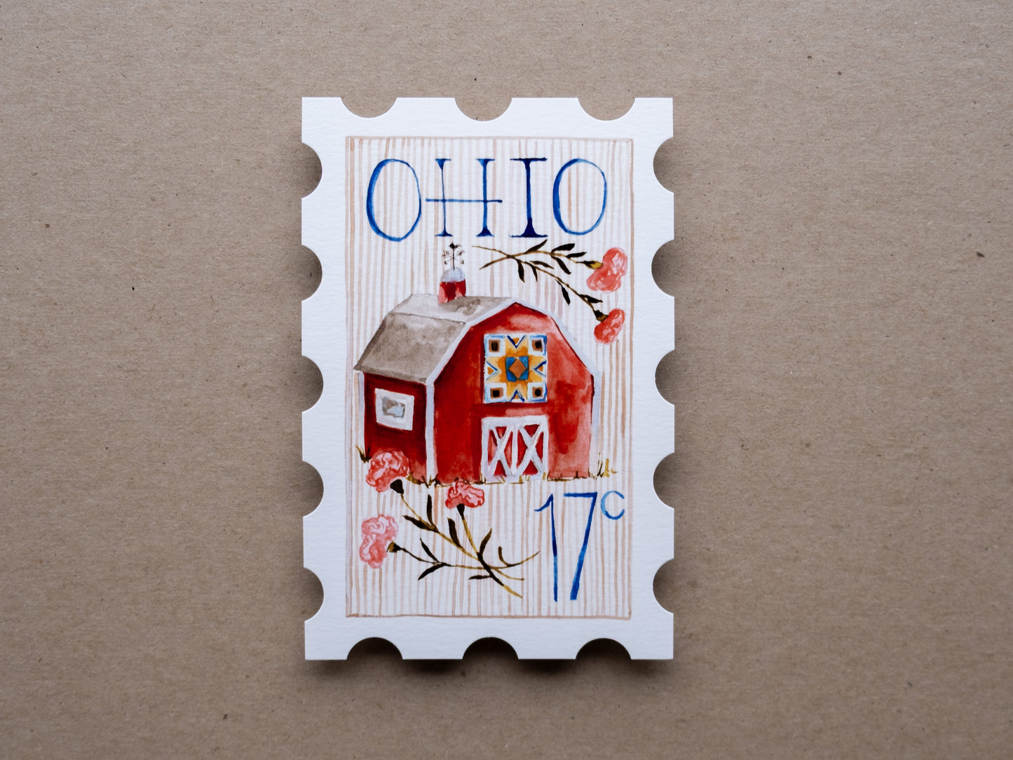 Ohio Stamp Print